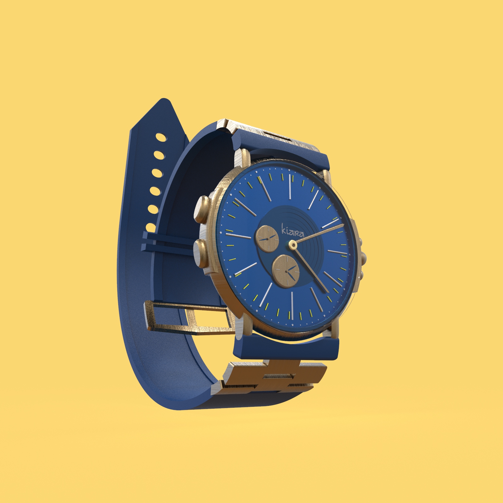 Watch modelling and render